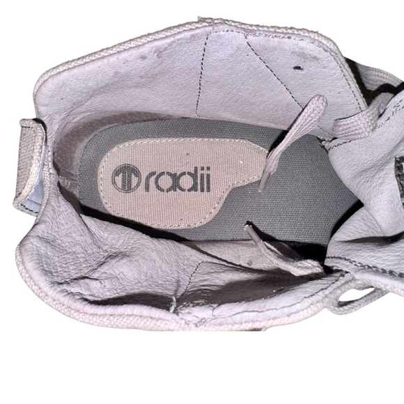 RADII GRAY canvas chukka sneakers men’s high top boots shoes size 9 - Picture 7 of 13